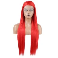 Unique Bargains Women's Long Straight Lace Front Wigs with Adjustable Wig Cap 24" 1 Pc -Adult Halloween Costumes Shop GUEST 3b178484 8d84 41ef b64d fc976dabc306