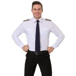 HalloweenCostumes.com Men's Pilot Long Sleeve Shirt -Adult Halloween Costumes Shop GUEST 3b1ea92b 1b6b 4929 a120 6115dc47b9be 1