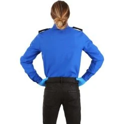 HalloweenCostumes.com Small Men Men's TSA Agent Blue Long Sleeved Costume Shirt, Black/Blue -Adult Halloween Costumes Shop GUEST 3c0622e6 8c2d 40fb ab90 6857a1924edc