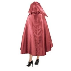 Adult Disney Hocus Pocus Mary Red Halloween Costume Hooded Cape