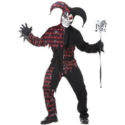 California Costumes Sinister Jester Men's Costume 4 California Costumes Sinister Jester Men's Costume - Image 2