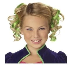California Costumes Curly Clips Accessory (Green)