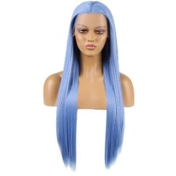 Unique Bargains Women's Long Straight Lace Front Wigs with Adjustable Wig Cap 24" 1 Pc -Adult Halloween Costumes Shop GUEST 3edc6ae5 f6bd 48e7 bd2d 1e2b93087758