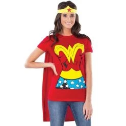 Rubie's Rubies Wonder Woman T-Shirt Women's Costume Kit -Adult Halloween Costumes Shop GUEST 3efaa3b6 e942 42a9 b703 9e4a95948fd5