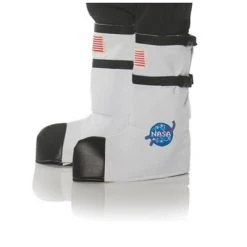 Underwraps Costumes Underwraps NASA Astronaut Adult Costume Boot Tops - One Size- White