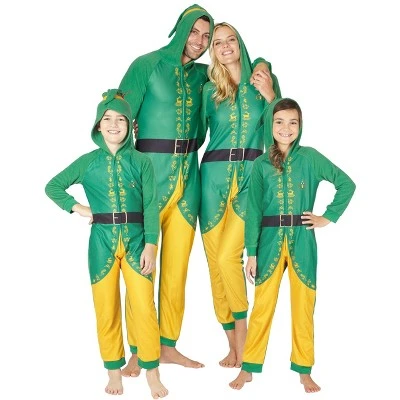 INTIMO Elf The Movie Mens Buddy The Elf One Piece Costume Pajama Set 6 INTIMO Elf The Movie Mens Buddy The Elf One Piece Costume Pajama Set - Image 4