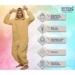 Funziez! Golden Dog Slim Fit Adult Unisex Novelty Union Suit 9 Funziez! Golden Dog Slim Fit Adult Unisex Novelty Union Suit -Adult Halloween Costumes Shop GUEST 4171fe4c 3162 467c 874e 93337ebdf9ae