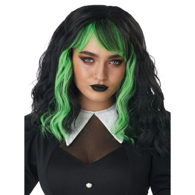 California Costumes Cute N Crafty Adult Wig (Electric Green) 5 California Costumes Cute N Crafty Adult Wig (Electric Green) - Image 3