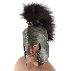 HalloweenCostumes.com Men Men's Adult Spartan Helmet, Gray