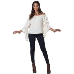 California Costumes Renaissance Peasant Blouse Women's Costume (Beige) -Adult Halloween Costumes Shop GUEST 43e6e014 5bdd 493a a513 ac8eb831b4b6 1