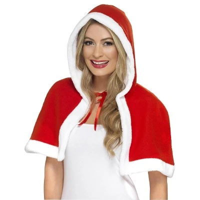 Smiffy's Smiffy Miss Claus Women's Mini Cape 3 Smiffy's Smiffy Miss Claus Women's Mini Cape