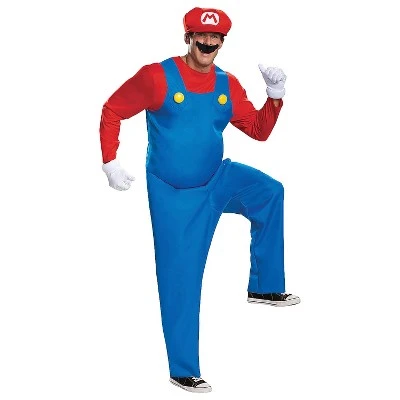 Disguise Mens Super Mario Bros. Deluxe Mario 6 Disguise Mens Super Mario Bros. Deluxe Mario - Image 4