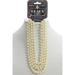 Forum Novelties Pearl Beads (Beige)
