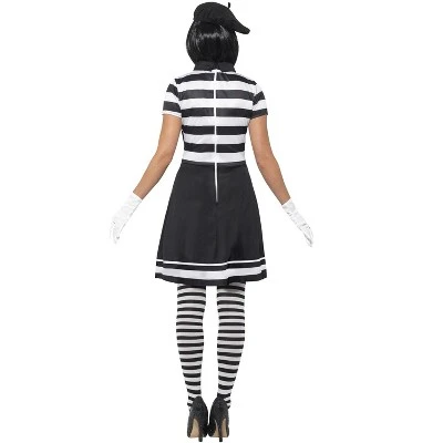Smiffy's Smiffy Lady Mime Artist Adult Costume 3 Smiffy's Smiffy Lady Mime Artist Adult Costume