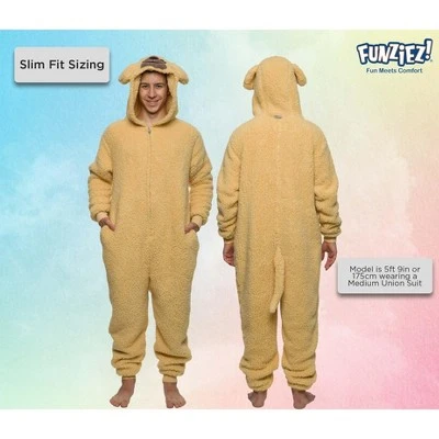 Funziez! Golden Dog Slim Fit Adult Unisex Novelty Union Suit 4 Funziez! Golden Dog Slim Fit Adult Unisex Novelty Union Suit - Image 2