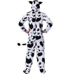 HalloweenCostumes.com Large Men Men's Cow Costume, Black/White/Pink