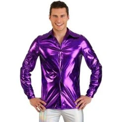 HalloweenCostumes.com Shattered Glass Men's Disco Shirt
