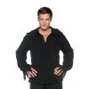 Underwraps Costumes Tattered Pirate Shirt Black Adult Costume