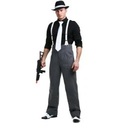 HalloweenCostumes.com Men's Mafia Underboss Costume -Adult Halloween Costumes Shop GUEST 553de020 5ae1 4f6b 90d3 809b1ca55dff