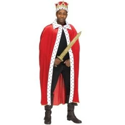 Fun World Red King Robe/Crown Men's Costume -Adult Halloween Costumes Shop GUEST 557210f4 edc9 4abd b710 508d4702e3fb