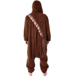 INTIMO Star Wars Adult Chewbacca Chewie Kigurumi Costume Union Suit Pajama Brown
