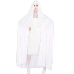 Orion Costumes Unisex Hooded Adult Costume Cape | White