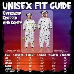 Funziez! Dalmatian Adult Unisex Novelty Union Suit 9 Funziez! Dalmatian Adult Unisex Novelty Union Suit -Adult Halloween Costumes Shop GUEST 56bc9611 9269 4482 807f 9fa6694a62ff