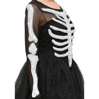 HalloweenCostumes.com Women's Skeleton Beauty Costume 3 HalloweenCostumes.com Women's Skeleton Beauty Costume
