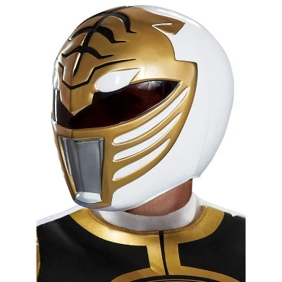 Power Rangers White Ranger Adult Helmet 4 Power Rangers White Ranger Adult Helmet - Image 2