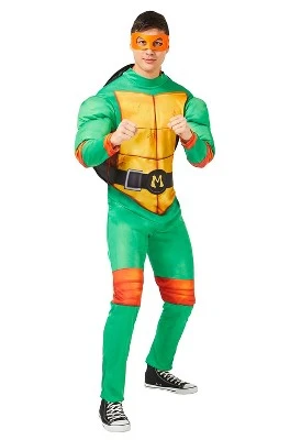 Teenage Mutant Ninja Turtles Michelangelo Movie Men's Costume 4 Teenage Mutant Ninja Turtles Michelangelo Movie Men's Costume - Image 2