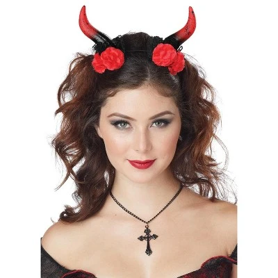 California Costumes Rose Enchantress Horns 4 California Costumes Rose Enchantress Horns - Image 2