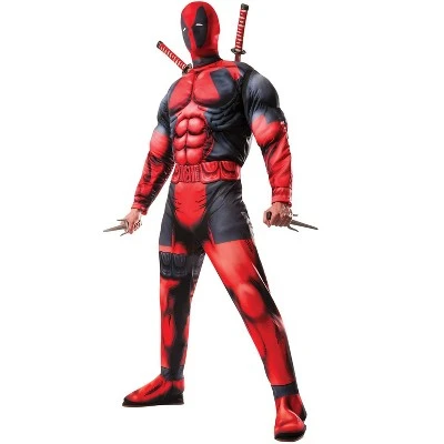 Marvel Deluxe Deadpool Men's Costume 4 Marvel Deluxe Deadpool Men's Costume - Image 2