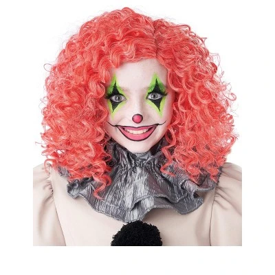 California Costumes Glow in the Dark Curly Clown Wig 5 California Costumes Glow in the Dark Curly Clown Wig - Image 3