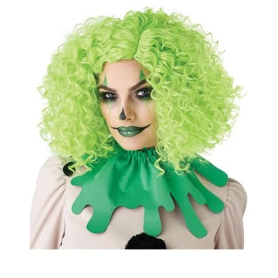 California Costumes Corkscrew Clown Curls Wig (Green) 5 California Costumes Corkscrew Clown Curls Wig (Green) - Image 3