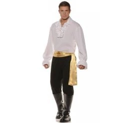 Underwraps Costumes Underwraps High Seas Bandit Men's Costume (White)