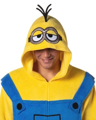INTIMO Despicable Me Men's Minions Costume Kigurumi Character Union Suit Outfit Yellow 3 INTIMO Despicable Me Men's Minions Costume Kigurumi Character Union Suit Outfit Yellow