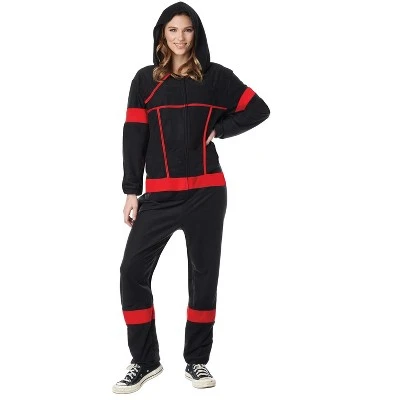 California Costumes Ninja Fleece Jumpsuit Adult Costume 3 California Costumes Ninja Fleece Jumpsuit Adult Costume