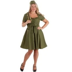 HalloweenCostumes.com Womens Vintage Combat Cutie