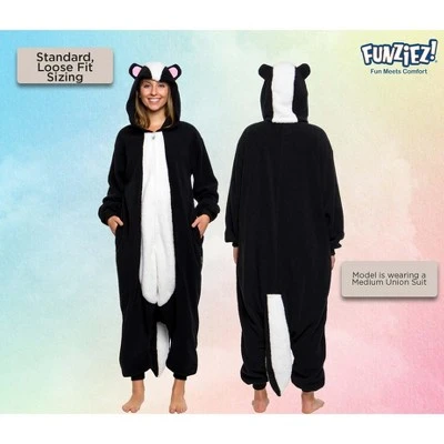 Funziez! Skunk Adult Unisex Novelty Union Suit 4 Funziez! Skunk Adult Unisex Novelty Union Suit - Image 2