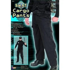 Forum Novelties S.W.A.T. Costume Cargo Pants Adult One Size Fits Most