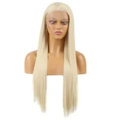 Unique Bargains Women's Long Straight Lace Front Wigs with Adjustable Wig Cap 24" 1 Pc -Adult Halloween Costumes Shop GUEST 666c3803 a977 4de8 8299 badad1e388a5