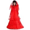 HalloweenCostumes.com Red Gothic Wedding Dress Costume