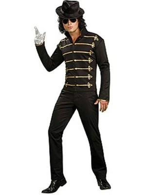 Rubie's Rubies Michael Jackson Military Printed Jacket Men's Costume 4 Rubie's Rubies Michael Jackson Military Printed Jacket Men's Costume - Image 2