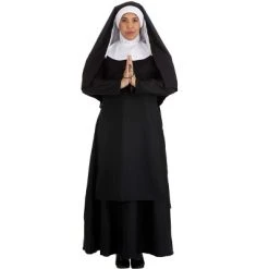 HalloweenCostumes.com Women's Deluxe Nun Costume