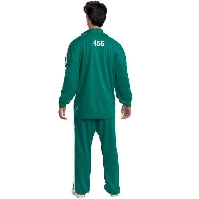 Squid Game Player 456 Track Suit Adult Costume 3 Squid Game Player 456 Track Suit Adult Costume