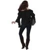 California Costumes Renaissance Peasant Blouse Women's Costume (Black)