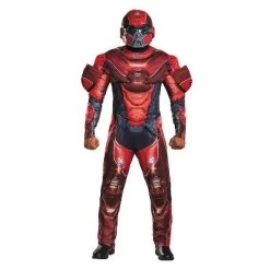 Disguise Mens HALO Red Spartan Muscle