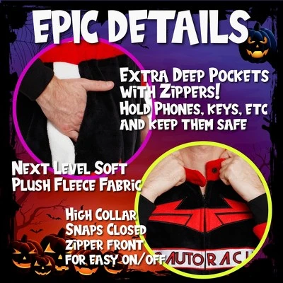 FUNZIEZ! - Racecar Slim Fit Adult Unisex Novelty Union Suit 6 FUNZIEZ! - Racecar Slim Fit Adult Unisex Novelty Union Suit - Image 4