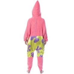 INTIMO Nickelodeon Mens' SpongeBob SquarePants Patrick Star Sleep Union Suit Pink