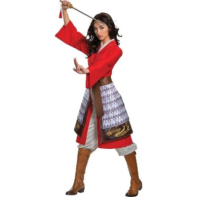 Disguise Womens Mulan Hero Dress Deluxe 7 Disguise Womens Mulan Hero Dress Deluxe - Image 5